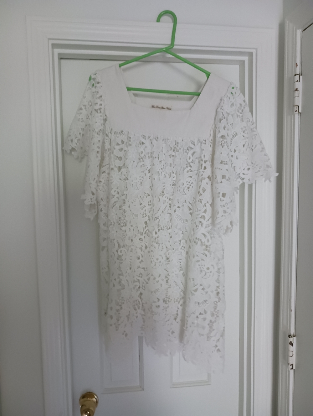 Elegant Lace White Dress